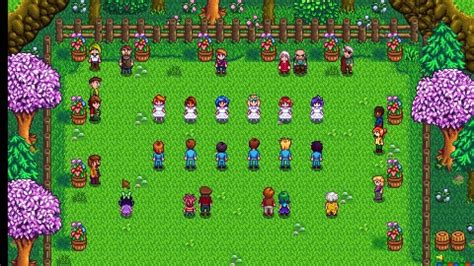 how to get to the flower dance in stardew valley and how does the color of your flowers affect your mood?